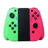 Controlador de juegos Bluetooth inalámbrico izquierdo y derecho Gamepad para Switch Joy-Con (verde + rojo)