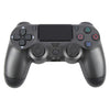 Mando inalámbrico con botón de copo de nieve y Bluetooth para Sony PS4 (gris)