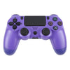 Mando inalámbrico con botón de copo de nieve y Bluetooth para Sony PS4 (morado)