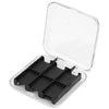Caja 12 en 1 con soporte para tarjetas de memoria para Nintendo Switch (plateado)
