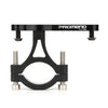 Promete el asiento del adaptador de bicicleta de aleación de aluminio FJJ-280N CNC para la jaula de la botella (Negro)