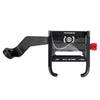 PROMENDO SJJ-275E BICICLETE ALOYO ALOYO PODER DEL TELÉFONO PARA HANDERBAR (NEGRO)
