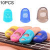 10 PCS Guitarra Ukulele Instrumento de cuerda Protector de dedos Tapa antidolor para dedos en color aleatorio Entrega (Tamaño: S)