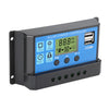 CMTD-2420 Controlador de carga / descarga solar 20A 12V / 24V con pantalla LED y puertos USB dobles