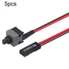Cable de interruptor de alimentación del chasis de la computadora de 5 piezas