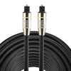 20m OD6.0mm niquelado cabeza metálica Toslink macho a macho cable de audio óptico digital