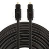Cable de audio óptico digital EMK 25m OD4.0mm Toslink macho a macho