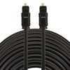 Cable de audio óptico digital EMK 30m OD4.0mm Toslink macho a macho