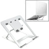 Titular Extender portátil altura del soporte plegable portátil de calor del ordenador disipación soporte, tamaño: 22.3x23.5x1.3cm (plata)