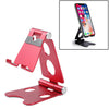 ROOSTAND R2 Soporte de tableta de escritorio móvil de aleación de aluminio Artefacto perezoso plegable doble, tamaño: 6.4x7x9cm (rosa roja)