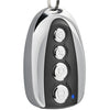 En forma de U 433Mhz Control remoto inalámbrico de copia universal Metal 4 Llaves Duplicador de puerta de garaje Mini controlador de llave portátil