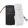 Kit de control remoto de lámpara de ventilador de techo universal 85-265V Interruptor de control inalámbrico de sincronización Receptor transmisor de velocidad del viento ajustado