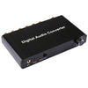 Convertidor decodificador de audio digital de 2 canales con óptico Toslink SPDIF coaxial para cine en casa / PS4 / PS3 / XBOX360, control de volumen de soporte, AC-3, DTS