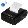 QS-5802 Impresora matricial portátil de recibos Bluetooth de 58 mm y 8 pines (negro)