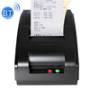 QS-7601 Impresora matricial portátil de recibos Bluetooth de 76 mm y 9 pines (negro)