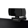Aoni A20 FHD 1080P IPTV WebCam Teleconferencia Enseñanza Transmisión en vivo Cámara de computadora con micrófono (Negro)