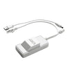 VONETS VAP11AC 5G / 2.4G Mini puente inalámbrico con versión de ventilador 300Mbps + 900Mbps Repetidor WiFi, compatible con videovigilancia y control (blanco)