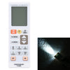 Chunghop K-2988E Universal A / C Remote Controller con linterna