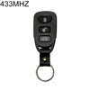 433MHz 3 + 1 Split Inalámbrico 4 botones Control remoto Tipo de copia de coche Transmisor de control remoto para Hyundai / KIA