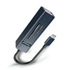 15102 5 en 1 USB-C / Type-C a USB3.0 + Adaptador HUB de lector de tarjetas SD / TF (Azul)