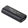Adaptador de aleación de aluminio hembra tipo C / USB-C a hembra tipo C / USB-C