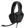 Auriculares estéreo para juegos K20i con micrófono y luz RGB para Xbox One, computadora portátil y tableta (negro)