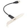 USB-C / TYPE-C Mujer a USB 3.0 Cable de expansión de la expansión de la computadora con deflector