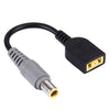 Adaptador de corriente de interfaces hembra de 7,9x5,5 mm macho a cuadrado pequeño (segunda generación) para portátil, longitud: 10 cm