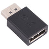 8K DisplayPort Macho a DisplayPort Adaptador recto femenino