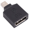 8K Mini DisplayPort Macho a Displayport Adaptador recto femenino