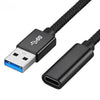 USB 3.0 macho al cable de extensión femenino USB-C / TYPE-C