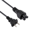 Cable de alimentación con adaptador de CA para portátil de 3 clavijas, longitud: 1,2 m