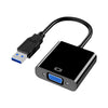 Convertidor de video HW-1501 USB a VGA HD (negro)