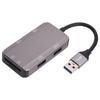 NK-3049HD 6 en 1 macho USB a MS / TF Tarjeta Slot + USB 3.0 + 3 USB 2.0 Adaptador femenino