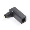 EMK 360 grados macho a hembra de conversión de fibra óptica Cabeza Adaptador Adaptador de Audio