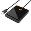 Lector de tarjetas Rocketek CR317 USB 2.0 SIM / ID / CAC Smart Card 2 en 1 (negro)