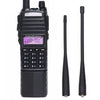 BaoFeng UV-82T Tri-Band Radio bidireccional Antena dual Walkie talkie de mano, enchufe de la UE