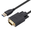 Cable de extensión convertidor de USB 3.0 a VGA de 1,8 m