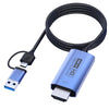 Cable adaptador V05E USB 3.0 + USB-C / Tipo-C a HDMI