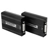 Measy DVI1815 DVI Extender Convertidor de transmisor y receptor, Fuente de alimentación única POE, Distancia de transmisión: 150 m (enchufe de EE. UU.)