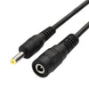 Cable de conexión de alimentación CC hembra de 5,5 x 2,1 a 7,0 CC, longitud: 5 m
