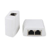 RJ45 a 2 x RJ45 Acoplador de red Ethernet Thunder Lightning Protection (Blanco)