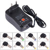 Adaptador de enchufe de pared de alimentación universal de 30 W con enchufe de la UE con puerto USB de 5 V 2.1A, puntas: 6 piezas, longitud del cable: aproximadamente 1,2 m