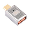 Adaptador de carga recto de USB-C/Tipo-C macho a USB hembra de 10 Gbps