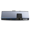 Adaptador HUB Rocketek SUR759 6 en 1 USB 3.0 / LAN / 4K HDMI / SD / TF