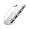 Rocketek HC412 USB3.0 x 3 + Lector de tarjetas SD / TF Adaptador HUB
