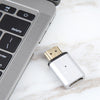 Adaptador HDMI hembra a DP macho 8K 60 Hz (plateado)