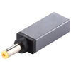 Conector adaptador macho PD 18.5V-20V 4.8x1.7mm (gris plateado)