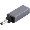 PD 18.5V-20V 3.5x1.35mm Conector adaptador macho (gris plateado)