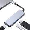 2011N 3 en 1 USB 3.0 x2 + HDMI Multifunción Type-C / USB-C HUB Docking Station